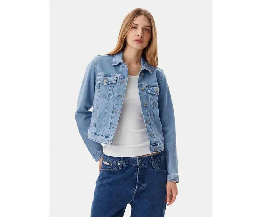 obrazek 1 Tommy Jeans Kurtka jeansowa DW0DW20123 Niebieski Regular Fit