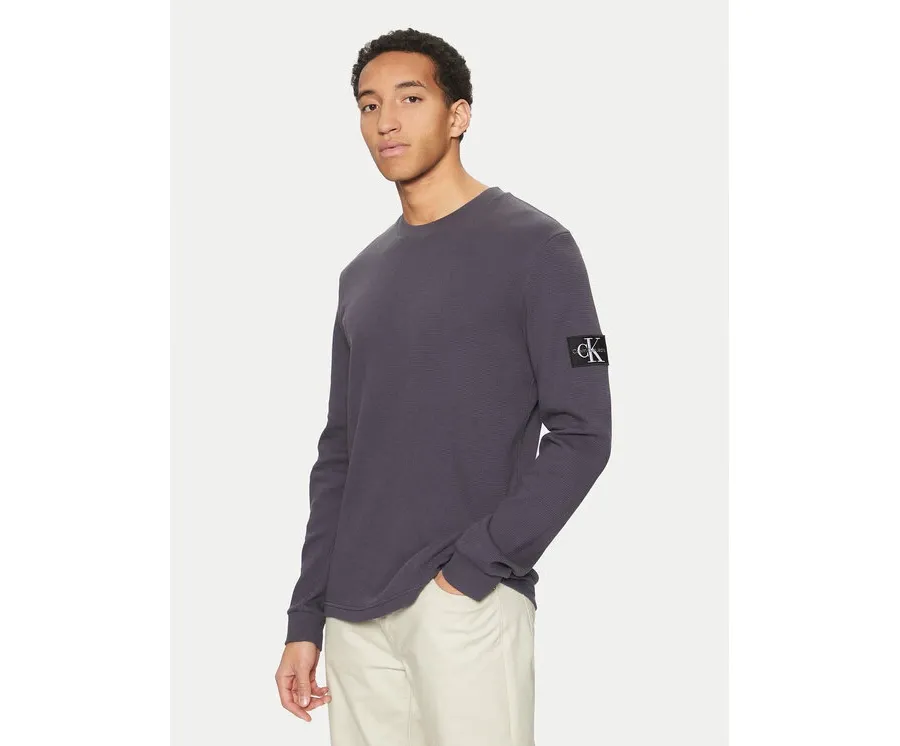 obrazek 1 Calvin Klein Jeans Bluza J30J323485 Granatowy Regular Fit