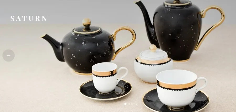 obrazek 1 Portugalska cukiernica z porcelany - Porcel