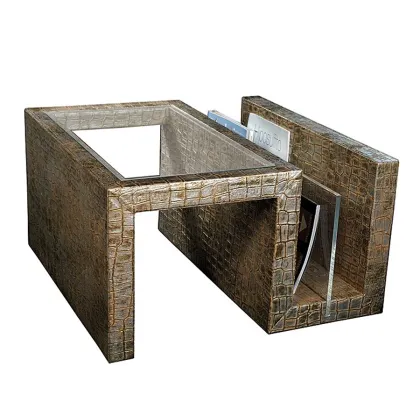 Zdjęcie Designerski stolik z dobudowanym gazetownikiem - świetny prezent dla firm!