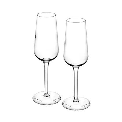 Zdjęcie Designerski zestaw dwóch kieliszków do alkoholu ze współczesnym prostym kształtem - Vista Alegre