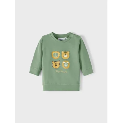 Zdjęcie NAME IT Bluza 13215627 Zielony Regular Fit