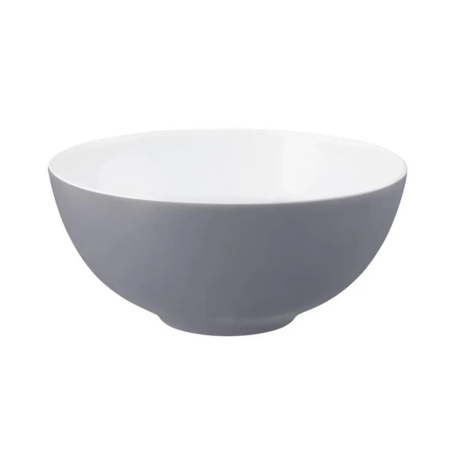 obrazek 1 Porcelanowa okrągła miska 21 cm w kolorze szarym - Seltmann Weiden