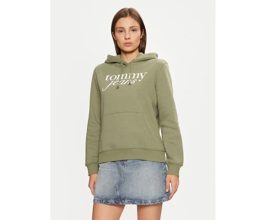 obrazek 1 Tommy Jeans Bluza DW0DW20170 Zielony Regular Fit