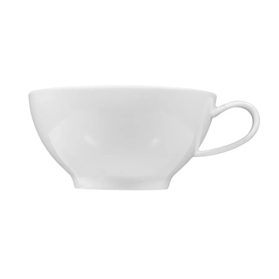 obrazek 2 Biała porcelanowa filiżanka do herbaty o nowoczesnym kształcie – Tettau