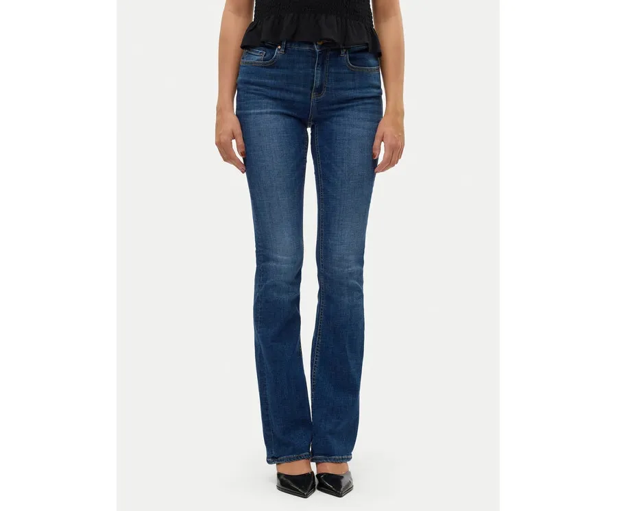 obrazek 1 Vero Moda Jeansy Flash 10310511 Granatowy Flared Fit