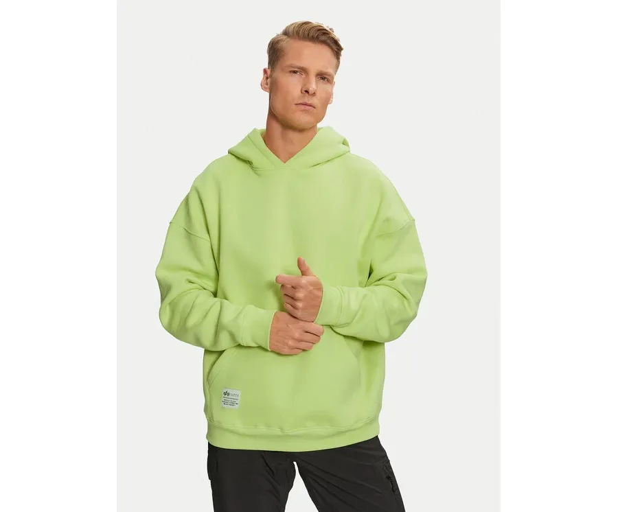 obrazek 1 Alpha Industries Bluza 146336 Zielony Regular Fit
