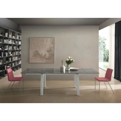 Zdjęcie Funkcjonalny rozkładany stół z Włoch L. 180+45+45 P. 90 H. 75 cm – Zamagna Italia