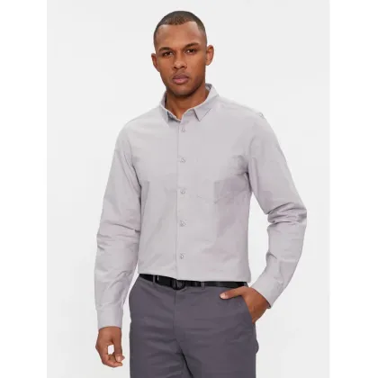 Zdjęcie Calvin Klein Koszula Oxford K10K112155 Szary Regular Fit