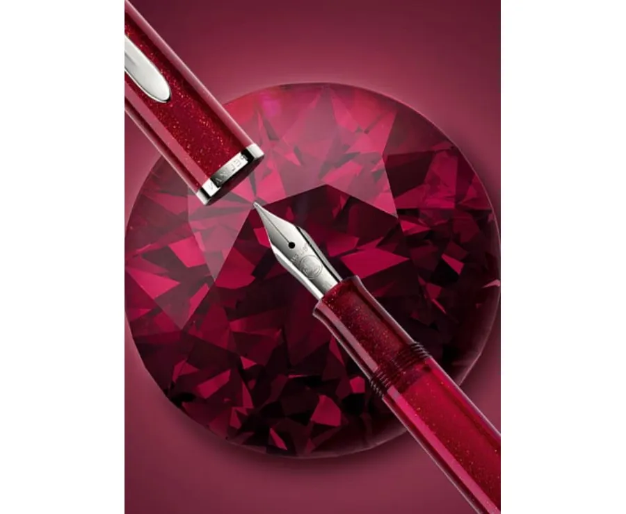 obrazek 1 Piękne pióro wieczne Classic M205 Star Ruby EF na prezent