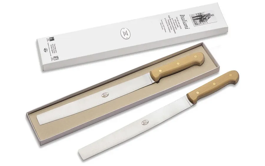 obrazek 1 Wspaniały nóż do serów średnio-twardych luksus według marki Berti Knives