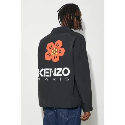 Zdjęcie Kenzo kurtka Boke Placed Light Coach męska kolor czarny przejściowa FD55BL0619NT.99J