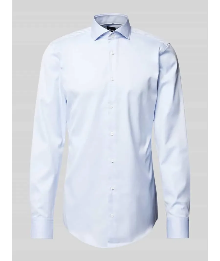 obrazek 1 Koszula biznesowa o kroju slim fit z diagonalu