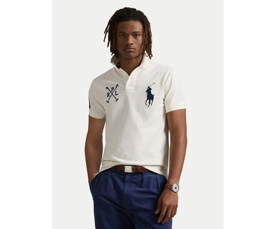 obrazek 1 Polo Ralph Lauren Polo 710978082002 Biały Custom Slim Fit