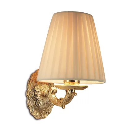 Zdjęcie Elegancka ścienna lampa z abażurem do luksusowej łazienki – 3SC