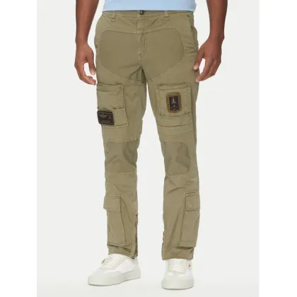 Zdjęcie Aeronautica Militare Spodnie materiałowe 251PA1387CT1493 Khaki Regular Fit