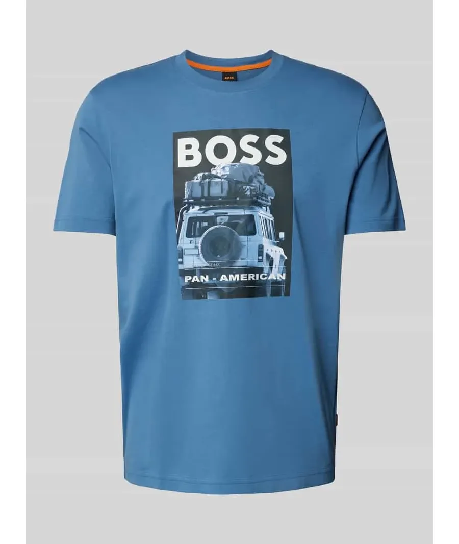 obrazek 1 T-shirt z nadrukiem z logo i motywem model ‘mextour’