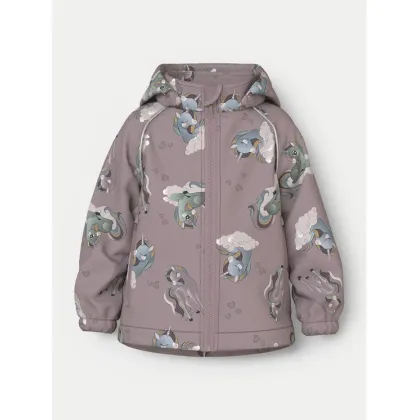 Zdjęcie NAME IT Kurtka softshell Alfa 13233679 Różowy Regular Fit