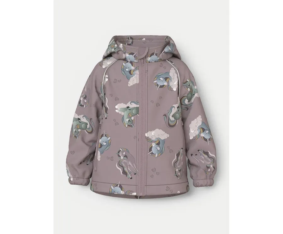 obrazek 1 NAME IT Kurtka softshell Alfa 13233679 Różowy Regular Fit