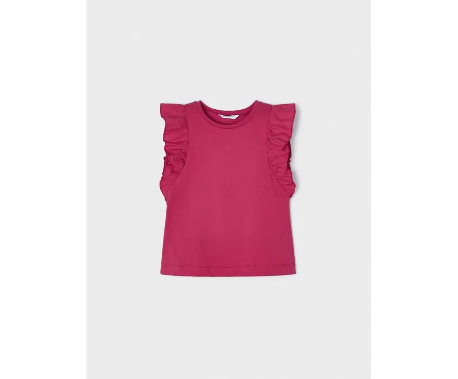 obrazek 1 Mayoral T-Shirt 3068 Bordowy