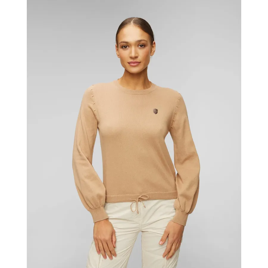 obrazek 1 Brązowy Sweter Damski Aeronautica Militare