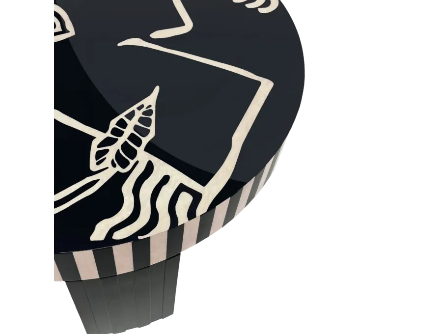 obrazek 5 Niepowtarzalny okrągły stół w stylu art deco