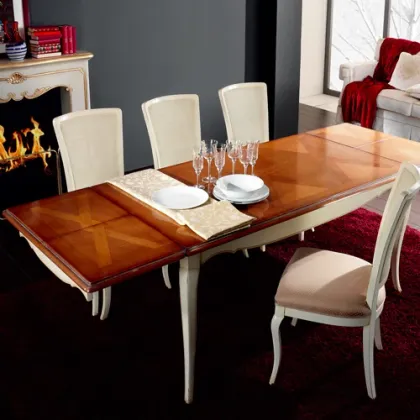 Zdjęcie Prowansalski stół rozkładany z drewna litego