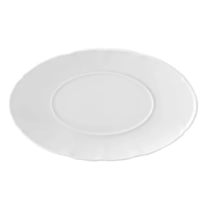 Zdjęcie Porcelanowy talerz na oliwki z eleganckiej kolekcji Crown White - Vista Alegre