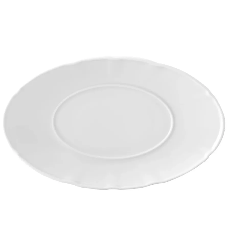 obrazek 1 Porcelanowy talerz na oliwki z eleganckiej kolekcji Crown White - Vista Alegre