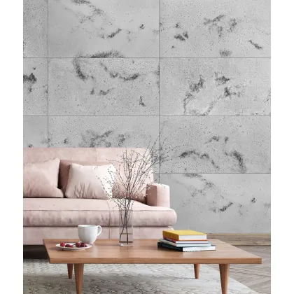 Zdjęcie 30x60 cm DS - (jasny popiel, czarne kruszywo) - płyta beton architektoniczny ultralekka