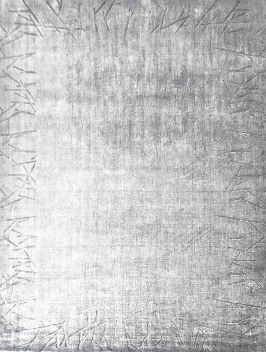 obrazek 1 Ekskluzywny dywan w szarym kolorze - dziki jedwab - Sartori Rugs