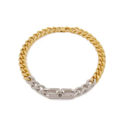 Zdjęcie Elisabetta Franchi Naszyjnik CO-02A-52E2-V350 Złoty