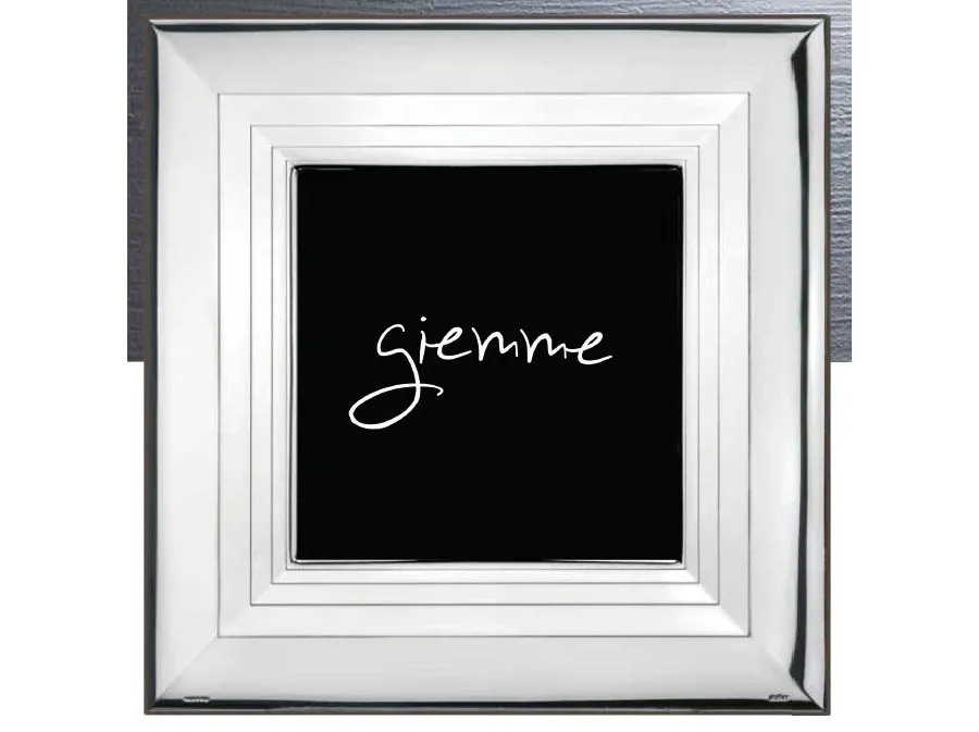 picture 1 Exclusive square photo frame 9x9 cm, silver
