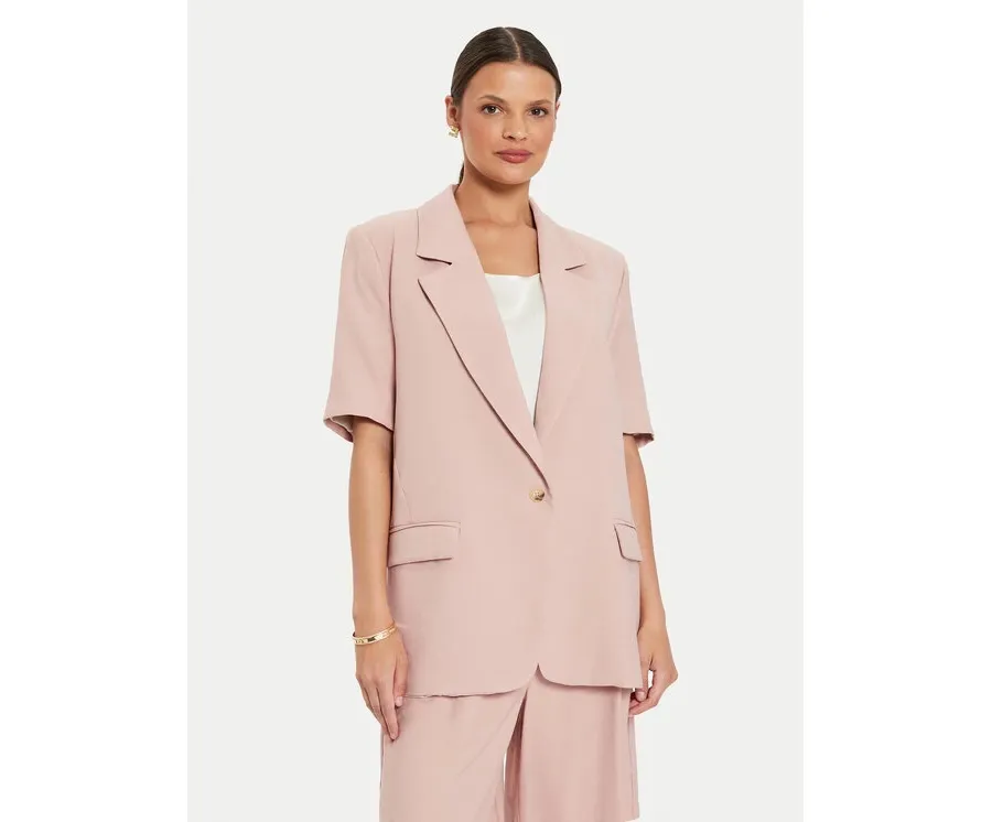 obrazek 1 ViCOLO Marynarka TB2444 Różowy Regular Fit