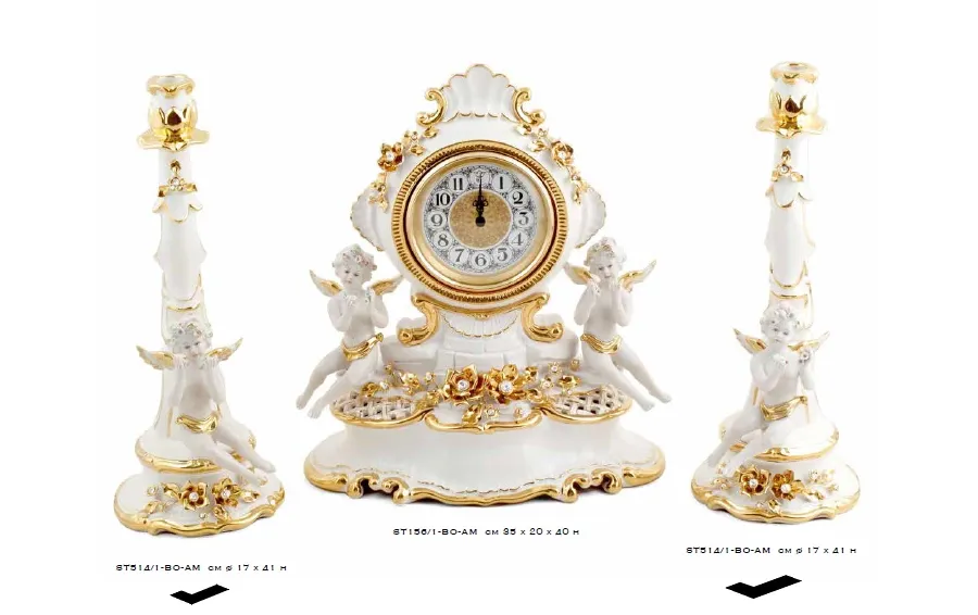 picture 1 Baroque candle set with angels - Bruno Costenaro