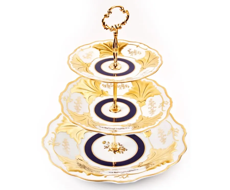 obrazek 1 3-piętrowa porcelanowa patera