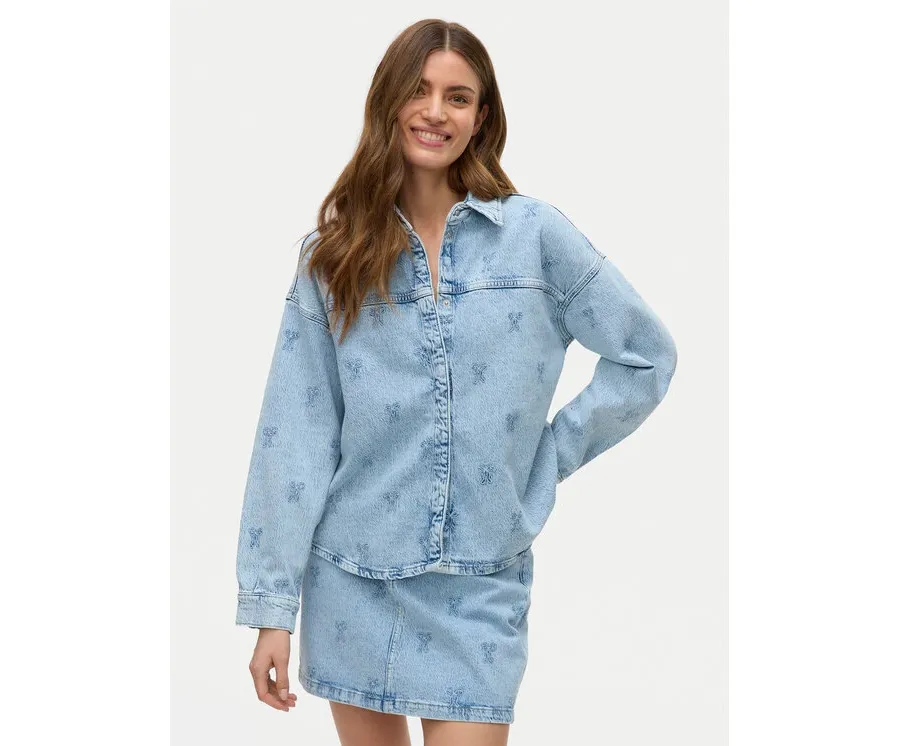 obrazek 1 Vero Moda Koszula jeansowa Hayden 10326371 Niebieski Oversize