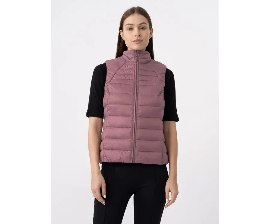 obrazek 1 4F Bezrękawnik 4FAW23TVESF072 Różowy Slim Fit