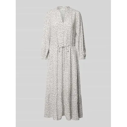 Zdjęcie Sukienka tunikowa o kroju podkreślającym figurę z abstrakcyjnym wzorem