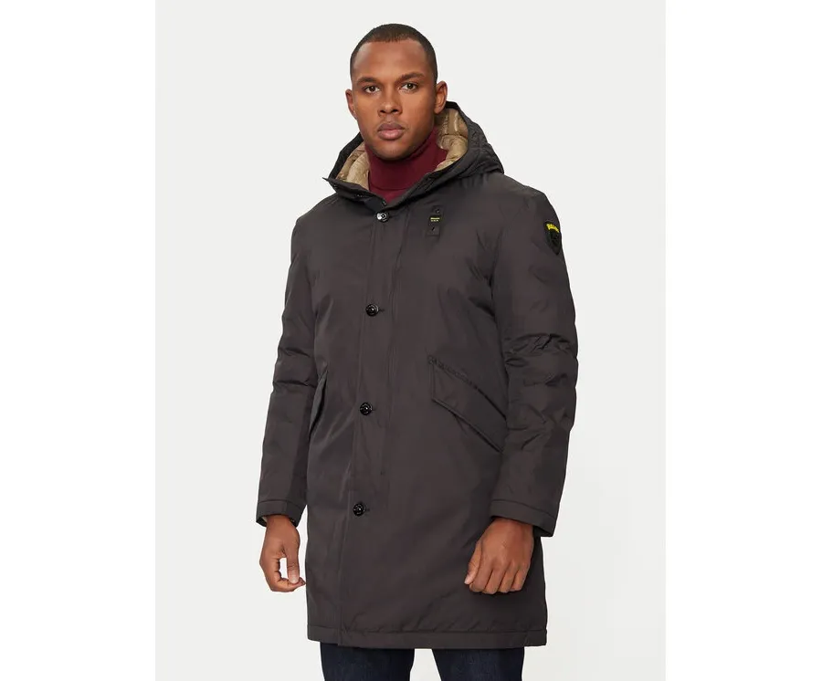 obrazek 1 Blauer Parka 24WBLUK11208 Czarny Regular Fit