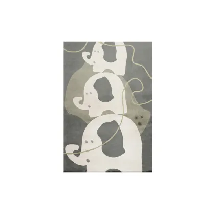 Picture A charming carpet with elephants for children