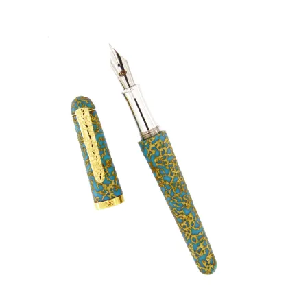 Zdjęcie Niepowtarzalne pióro wieczne Crisopea Turquoise - Urso