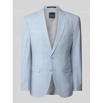 Zdjęcie Marynarka na dwa guziki z dodatkiem wiskozy ze wzorem w kratę