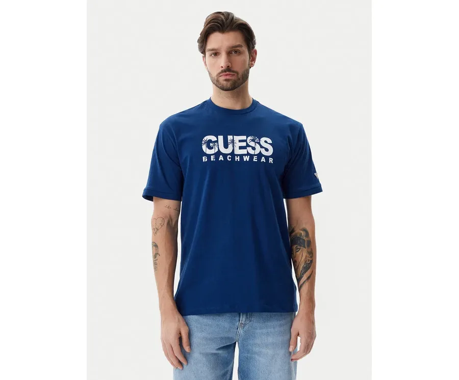 obrazek 1 Guess T-Shirt F5GI11 I3Z14 Niebieski Oversize