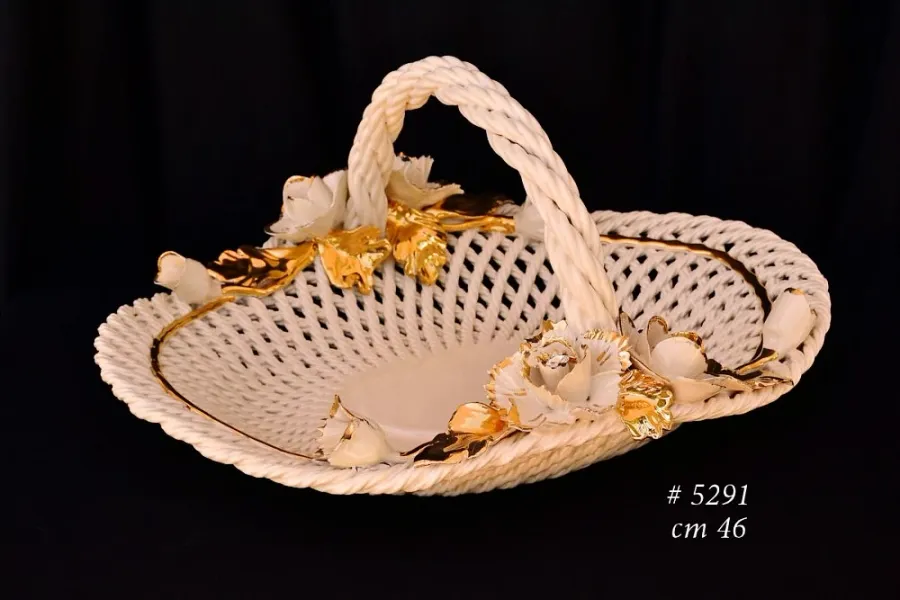 obrazek 1 Cudowny kosz ceramiczny na owoce