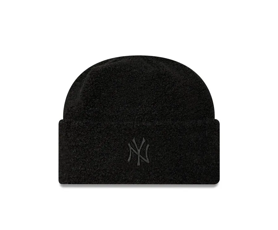 obrazek 1 New Era Czapka Borg New York Yankees Cuff Knit Beanie 60580757 Czarny