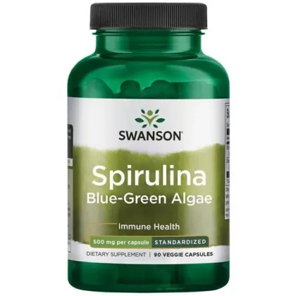 Zdjęcie Swanson Spirulina Standaryzowana Kapsułki
