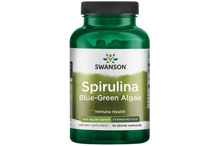 obrazek 1 Swanson Spirulina Standaryzowana Kapsułki