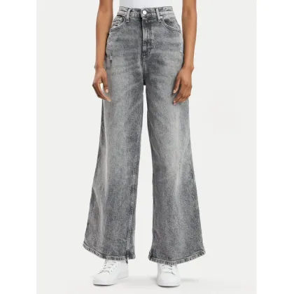 Zdjęcie Tommy Jeans Jeansy Claire DW0DW17607 Szary Wide Leg