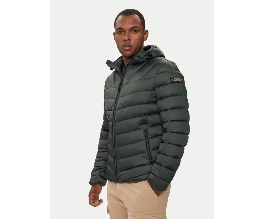 obrazek 1 Napapijri Kurtka zimowa Aerons NP0A4GJO Zielony Regular Fit